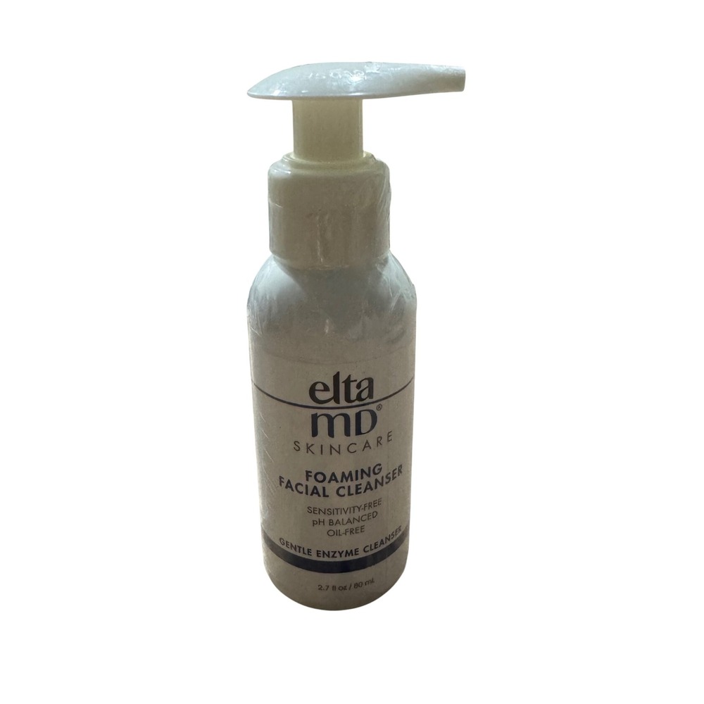 EltaMD Foaming Facial Cleanser Men's Women's Gentle Enzyme Oil-Free 2.7 oz